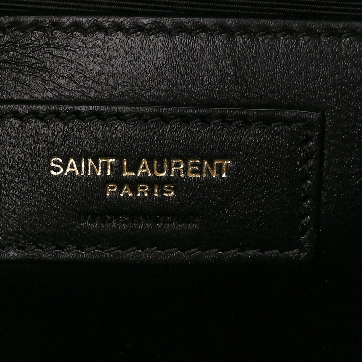 Grain De Poudre Textured Mixed Matelasse Triquilt Medium Monogram Satchel Black