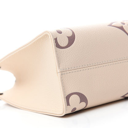Louis Vuitton Empreinte Monogram Giant Onthego PM Creme Bois De Rose 6 of 10