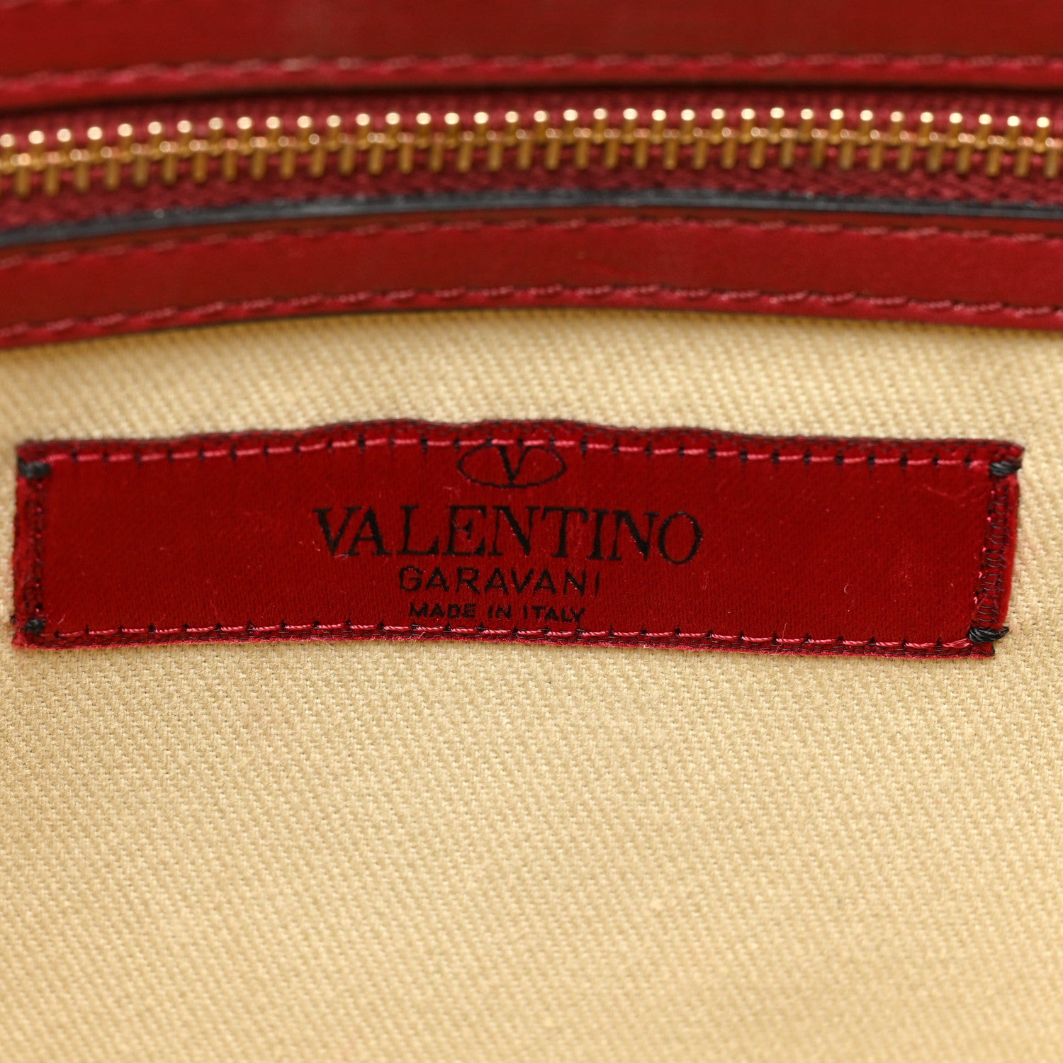 Valentino Garavani Patent Large Glam Lock Rockstud Flap Red 6 of 19