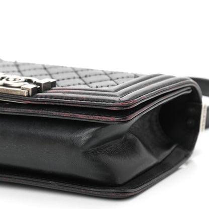 Chanel Lambskin Quilted Small Boy Flap Black 10 of 18