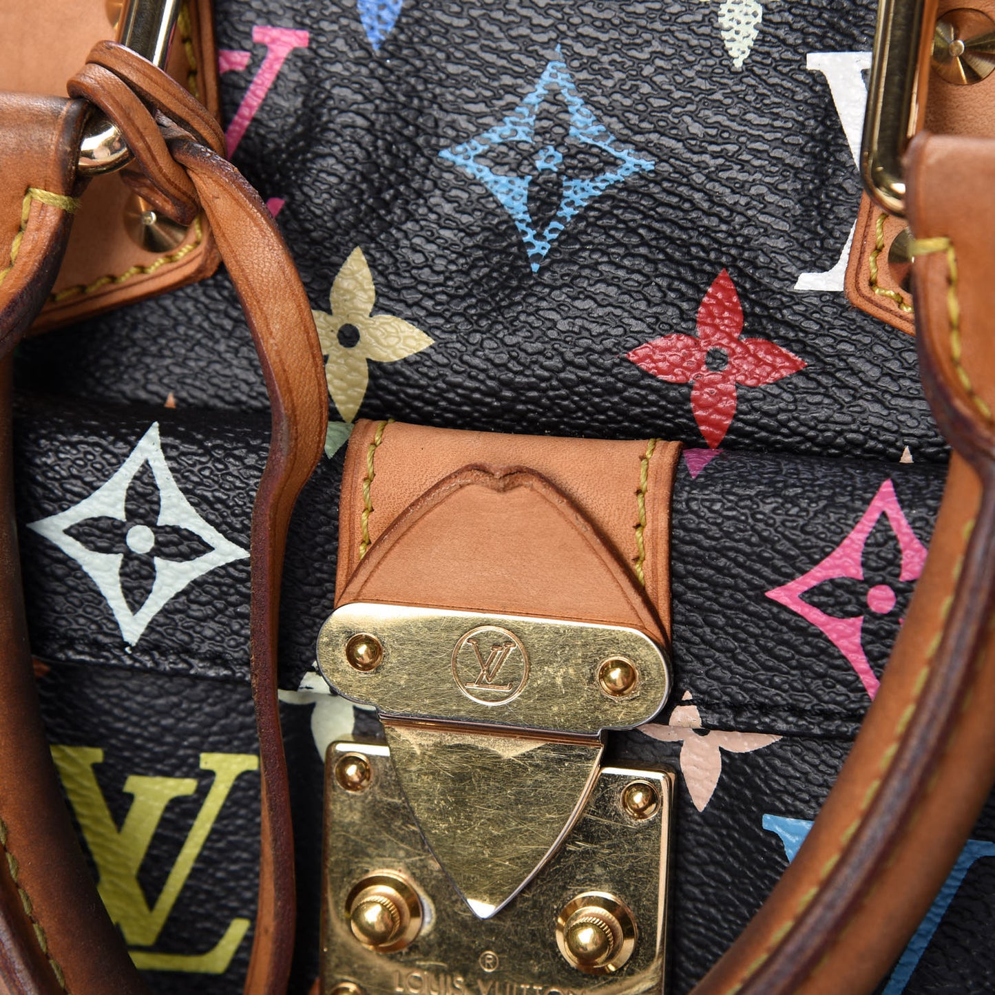 Monogram Multicolor Speedy 30 Black