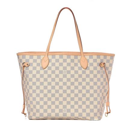 Louis Vuitton Damier Azur Neo Neverfull MM Rose Ballerine 2 of 19
