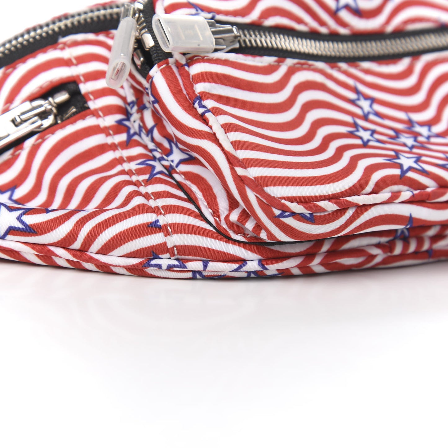 Nylon Stars Stripes Printed Attica Belt Bag Multicolor