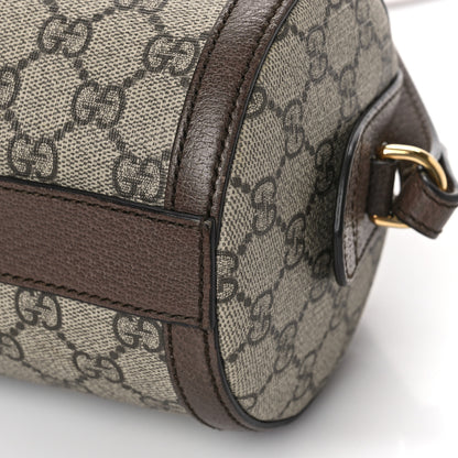 Gucci GG Supreme Monogram Web Small Ophidia Boston Bag Beige New Acero 9 of 12