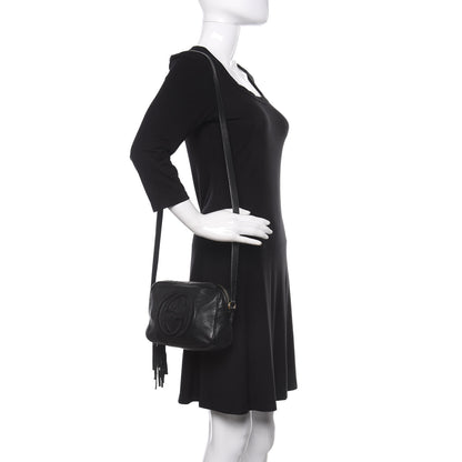 Gucci Pebbled Calfskin Small Soho Disco Bag Black 2 of 9