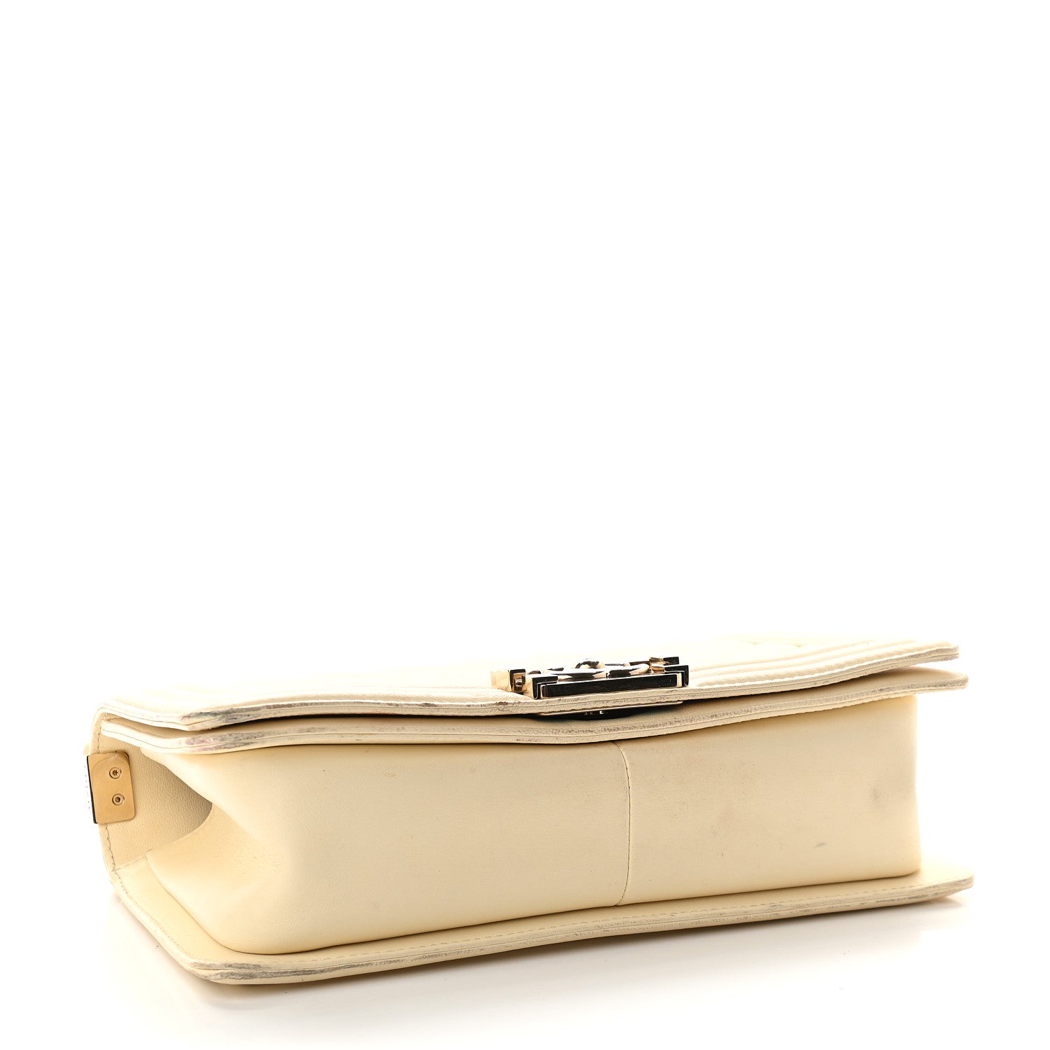 Chanel Lambskin Quilted Medium Boy Flap Light Beige 3 of 11