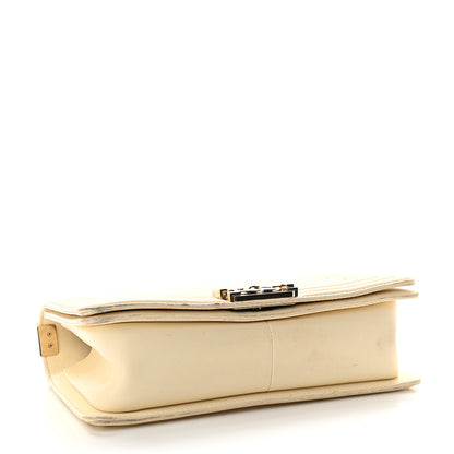 Chanel Lambskin Quilted Medium Boy Flap Light Beige 3 of 11