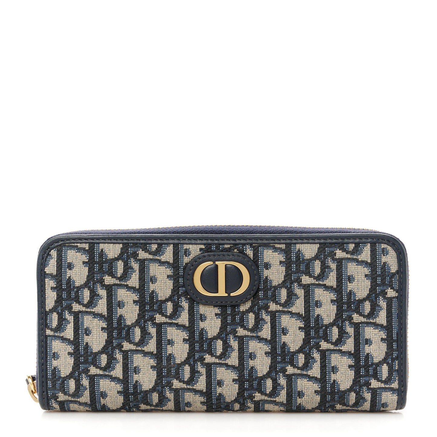Oblique 30 Montaigne Zip Around Wallet Blue