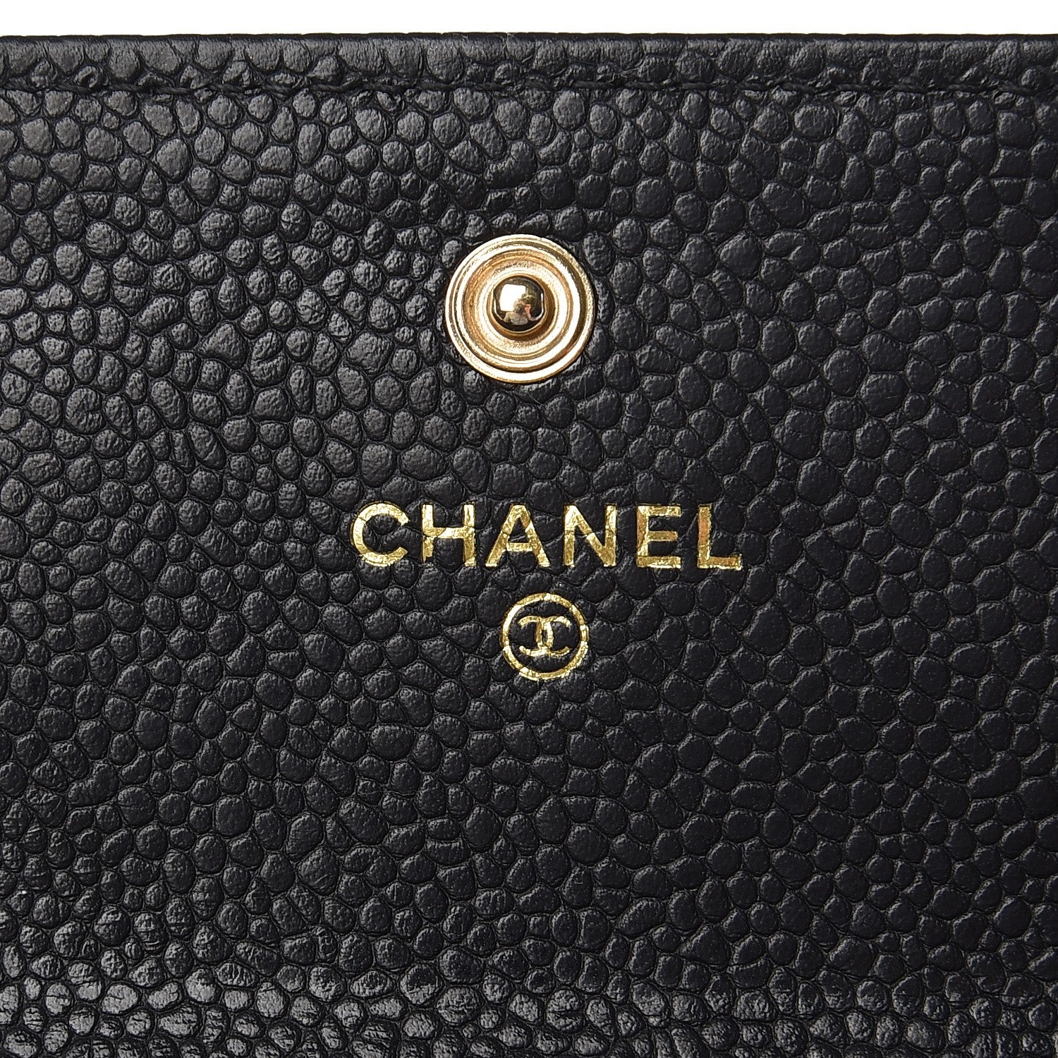 Chanel Caviar Quilted Large Gusset Flap Wallet Black 6 of 14