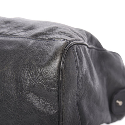 Balenciaga Agneau Classic Hardware Small Squash Duffel Bag Anthracite 19 of 24