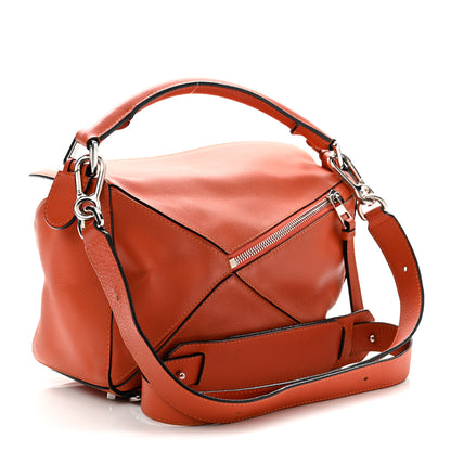 Loewe Calfskin Small Puzzle Bag Orange 3 of 11