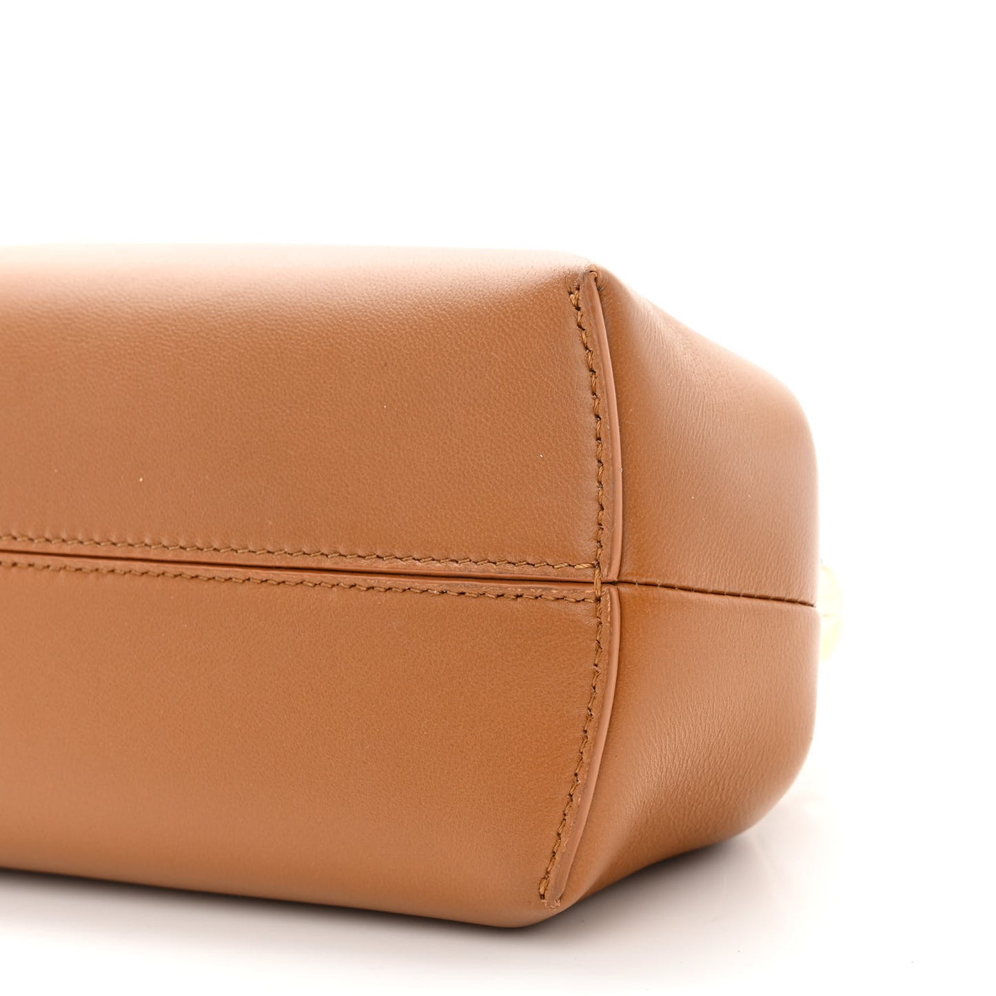 Shiny Nappa Small Fendi First Caramello