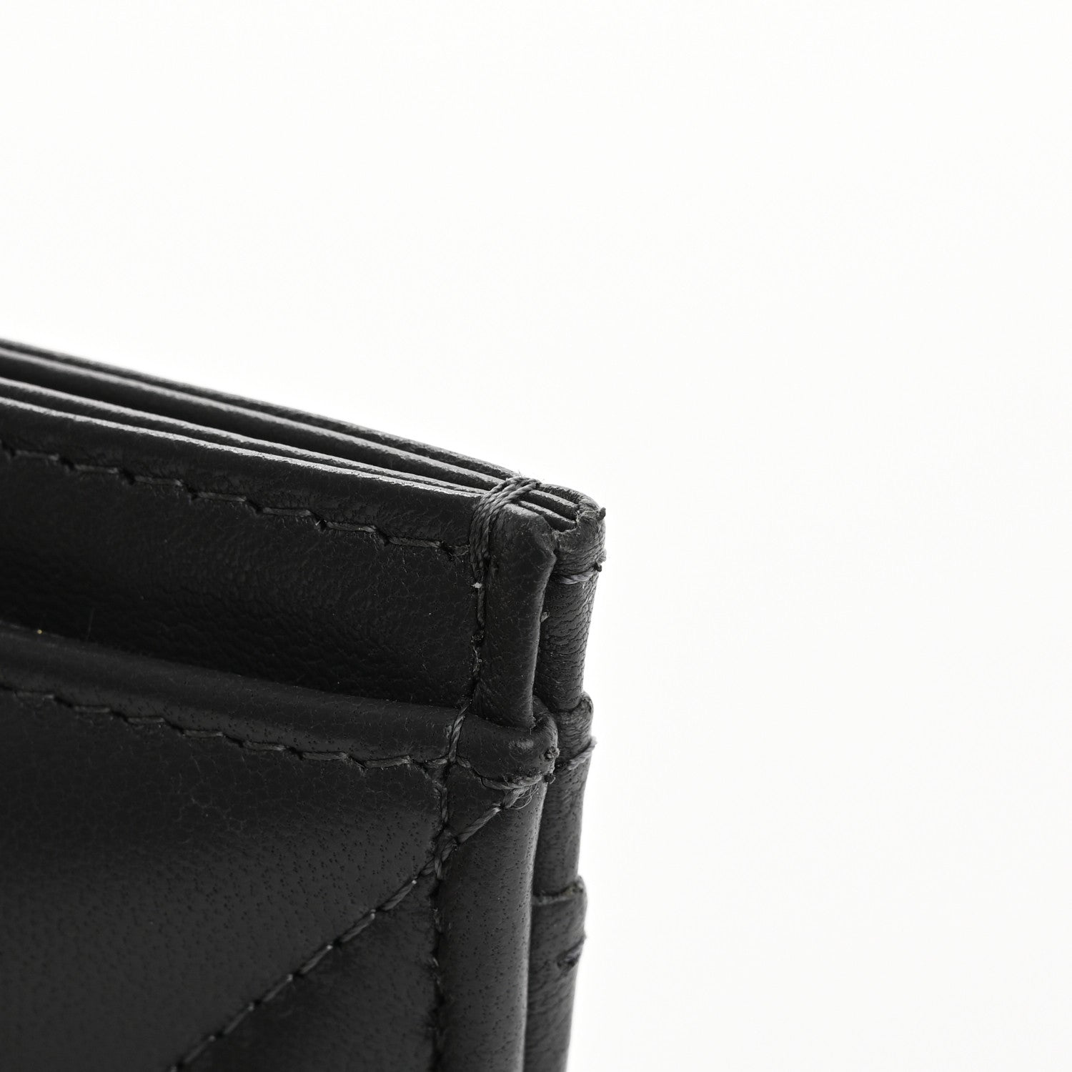 Chanel Lambskin Quilted Chanel 19 Card Holder Dark Grey 9 of 10