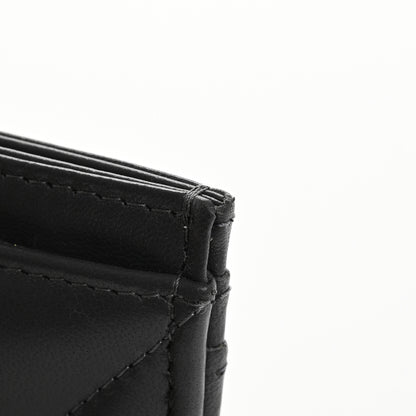 Chanel Lambskin Quilted Chanel 19 Card Holder Dark Grey 9 of 10