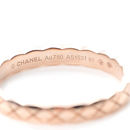 Chanel 18K Beige Gold Mini Coco Crush Ring 61 9.5 4 of 5