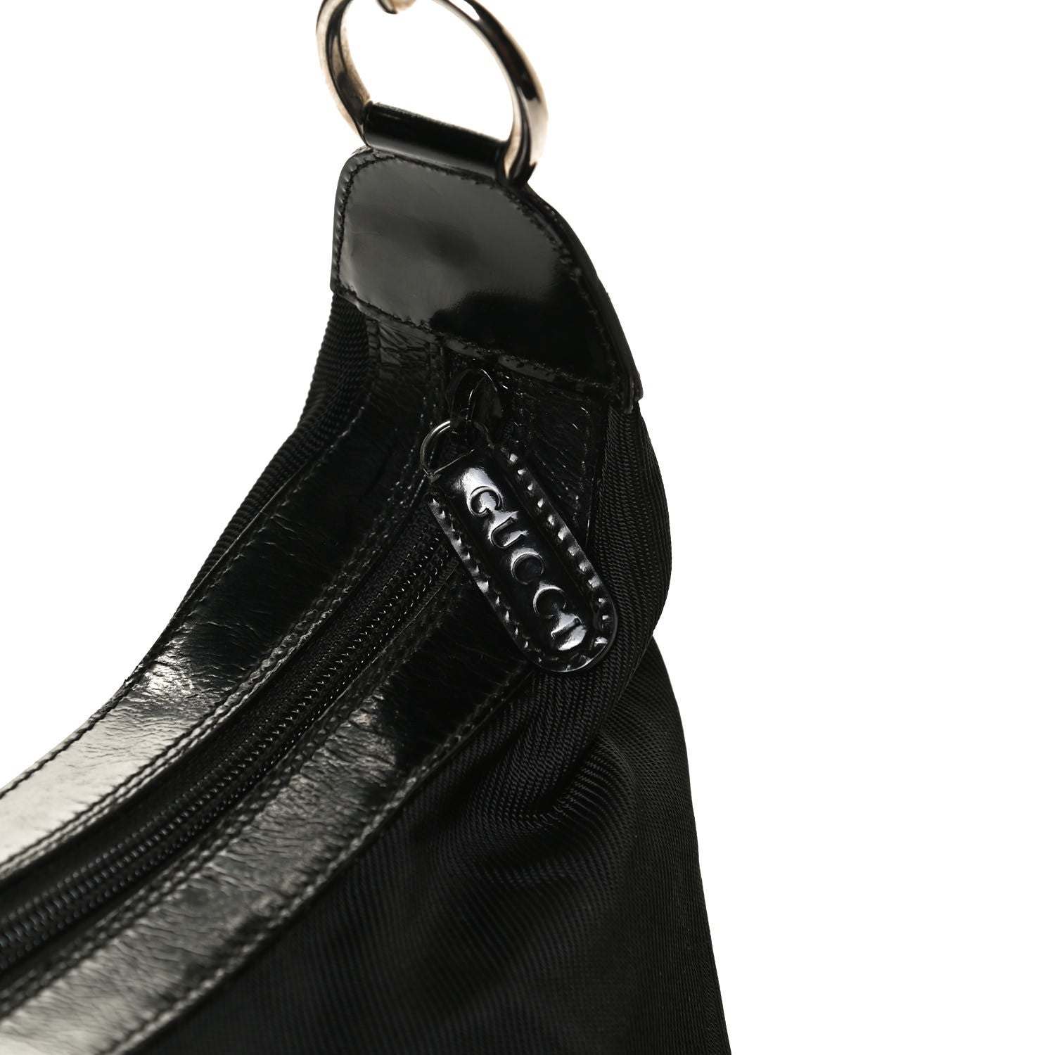 Gucci Nylon Bamboo Top Handle Hobo Black 14 of 14