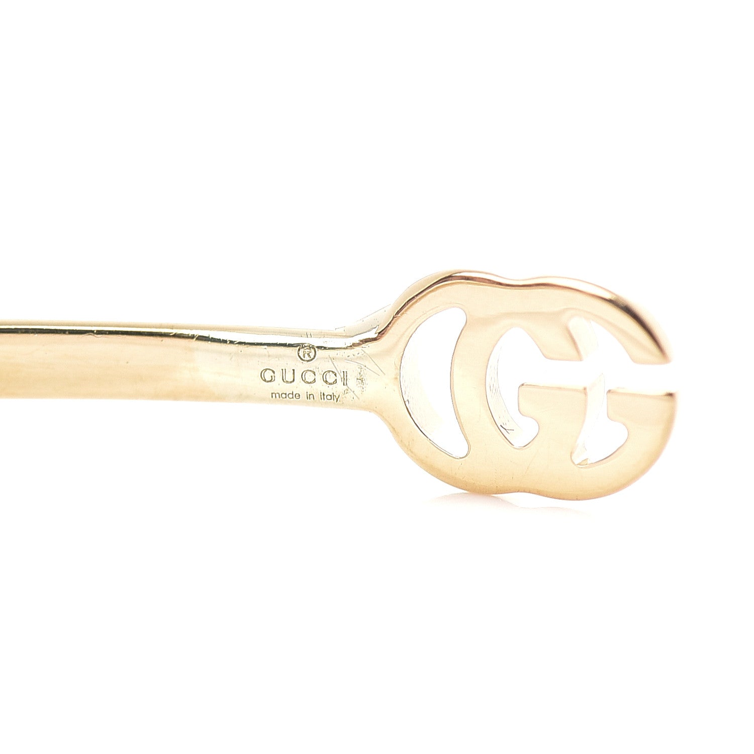 Gucci 18K Yellow Gold GG Running Cuff Bracelet 4 of 6