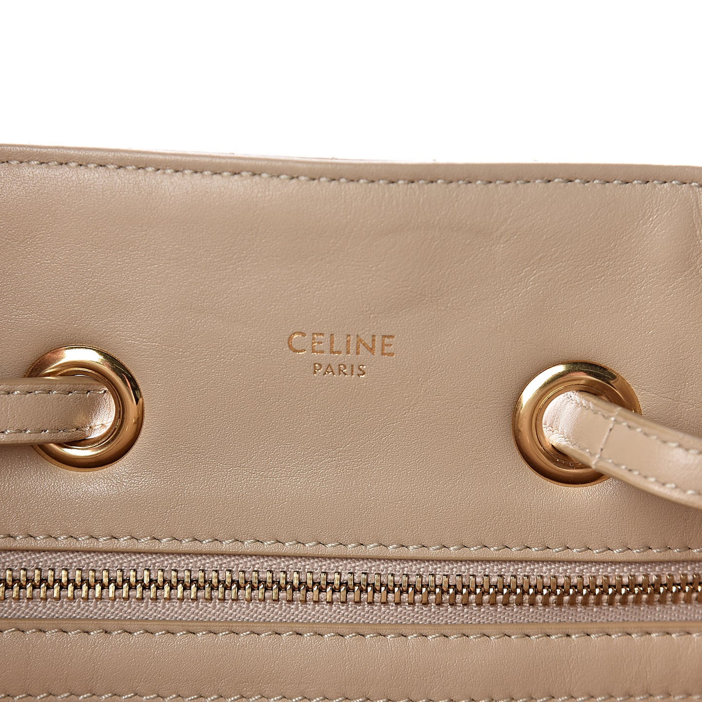 Calfskin Quilted Small C Backpack Nude