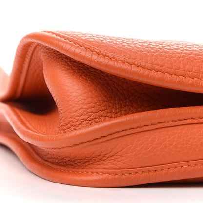 Hermes Taurillon Clemence Evelyne III PM Orange 8 of 11