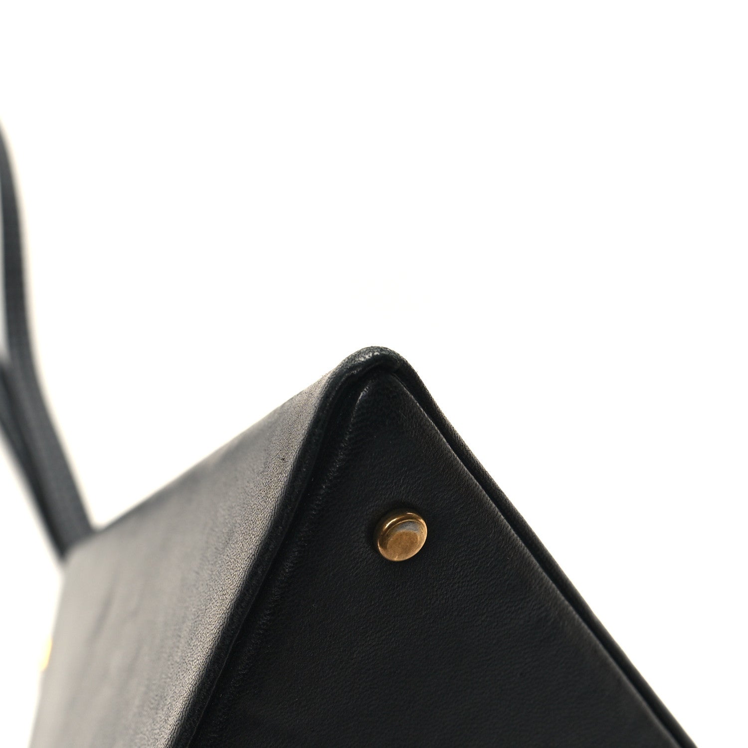 Saint Laurent Lambskin Pyramid Clutch Black 9 of 10