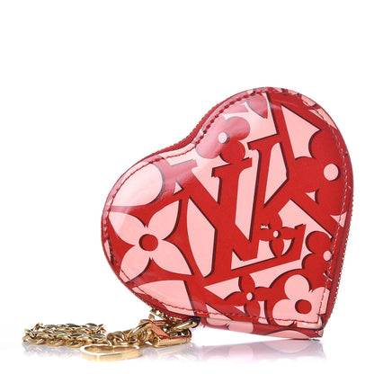 Louis Vuitton Patent Sweet Monogram Coeur Heart Coin Purse Pomme D'Amour 1 of 7