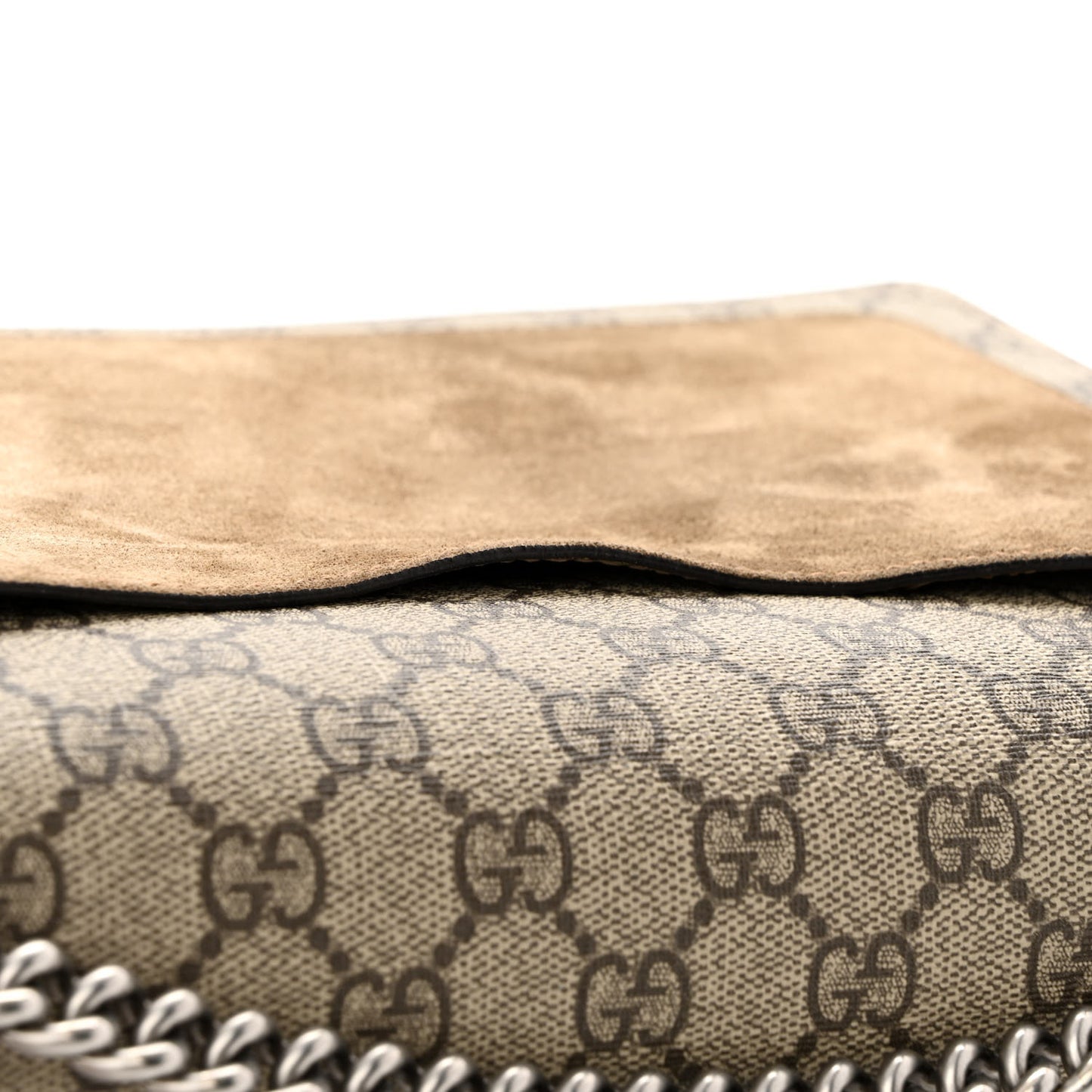 GG Supreme Monogram Medium Dionysus Shoulder Bag Taupe