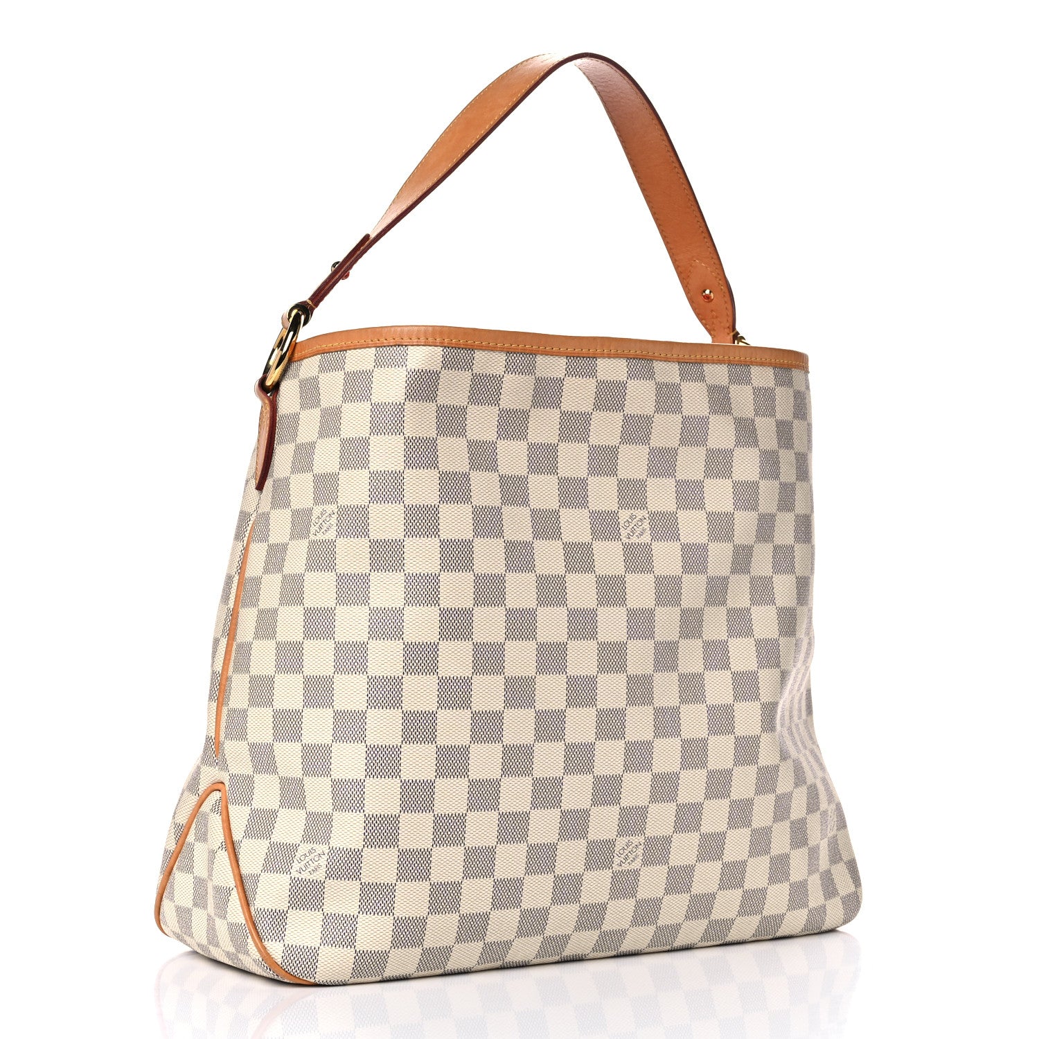 Louis Vuitton Damier Azur Delightful MM Pink 3 of 21