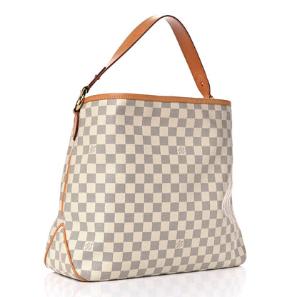 Louis Vuitton Damier Azur Delightful MM Pink 3 of 21