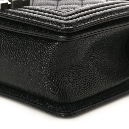 Chanel Caviar Quilted Small Boy Flap Black 10 of 17