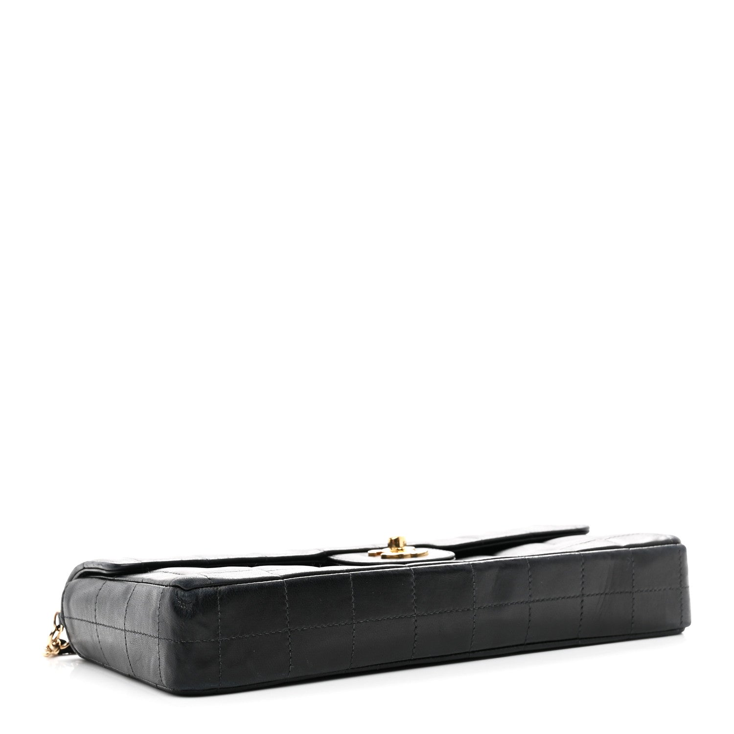 Chanel Lambskin East West Chocolate Bar Flap Black 4 of 11