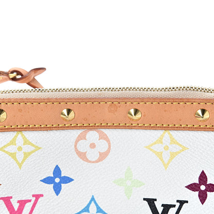 Louis Vuitton Monogram Multicolor Pochette Accessories White 13 of 14