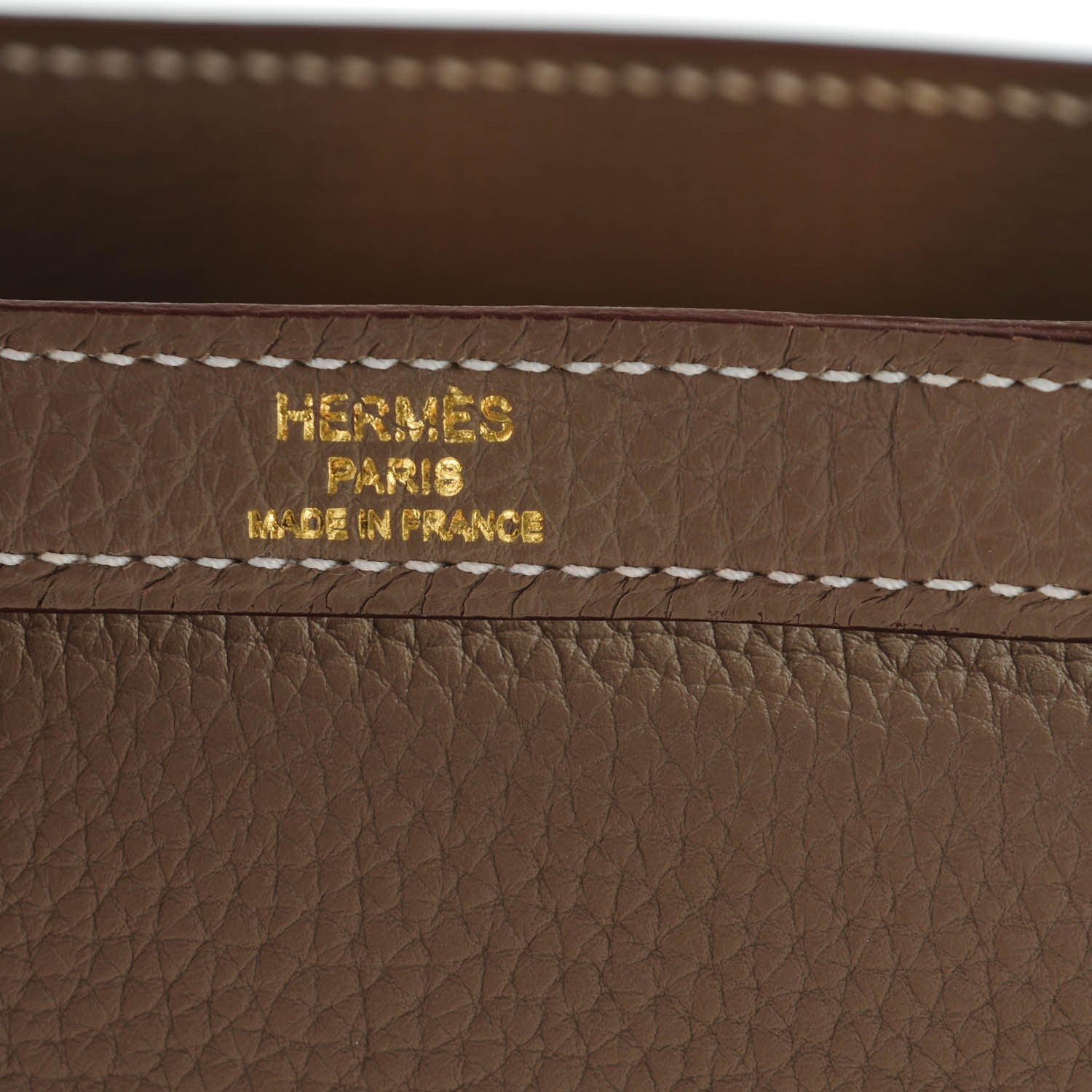 Hermes Togo Kelly Retourne 28 Etoupe 25 of 26