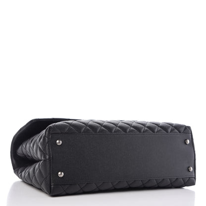 Chanel Caviar Quilted Medium Coco Handle Flap Black 4 of 10