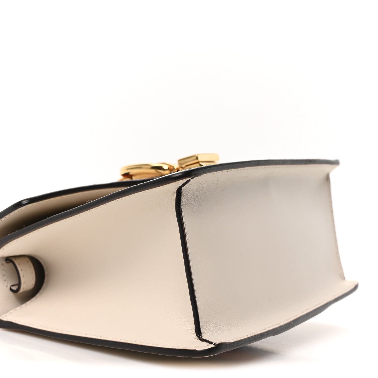 Gucci Calfskin Mini Sylvie Top Handle Bag White 9 of 10