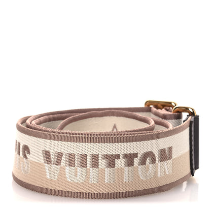Louis Vuitton Jacquard Speedy Bandouliere 20 Shoulder Strap Beige Brown 2 of 4