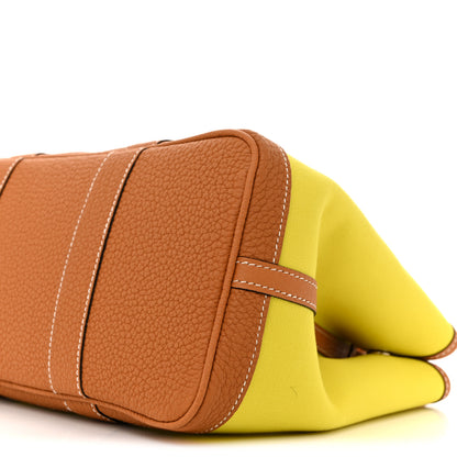 Hermes Toile Officier Negonda Garden Party 30 TPM Lime Toffee 9 of 10