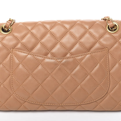 Chanel Lambskin Valentine Charms Medium Flap Beige 10 of 11