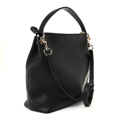 Gucci Pebbled Calfskin Large Soho Hobo Black 2 of 13