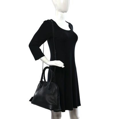 Balenciaga Supple Calfskin Ville Top Handle Bag Black 2 of 8