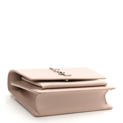 Saint Laurent Calfskin Monogram Sunset Chain Wallet Nude Powder 4 of 8