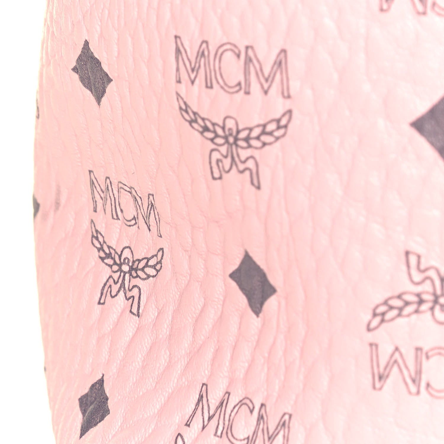 MCM Visetos Medium Liz Reversible Shopper Tote Powder Pink 13 of 21