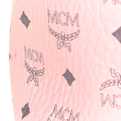 MCM Visetos Medium Liz Reversible Shopper Tote Powder Pink 13 of 21
