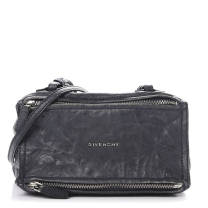 Givenchy Tumbled Sheepskin Mini Pandora Navy 1 of 21