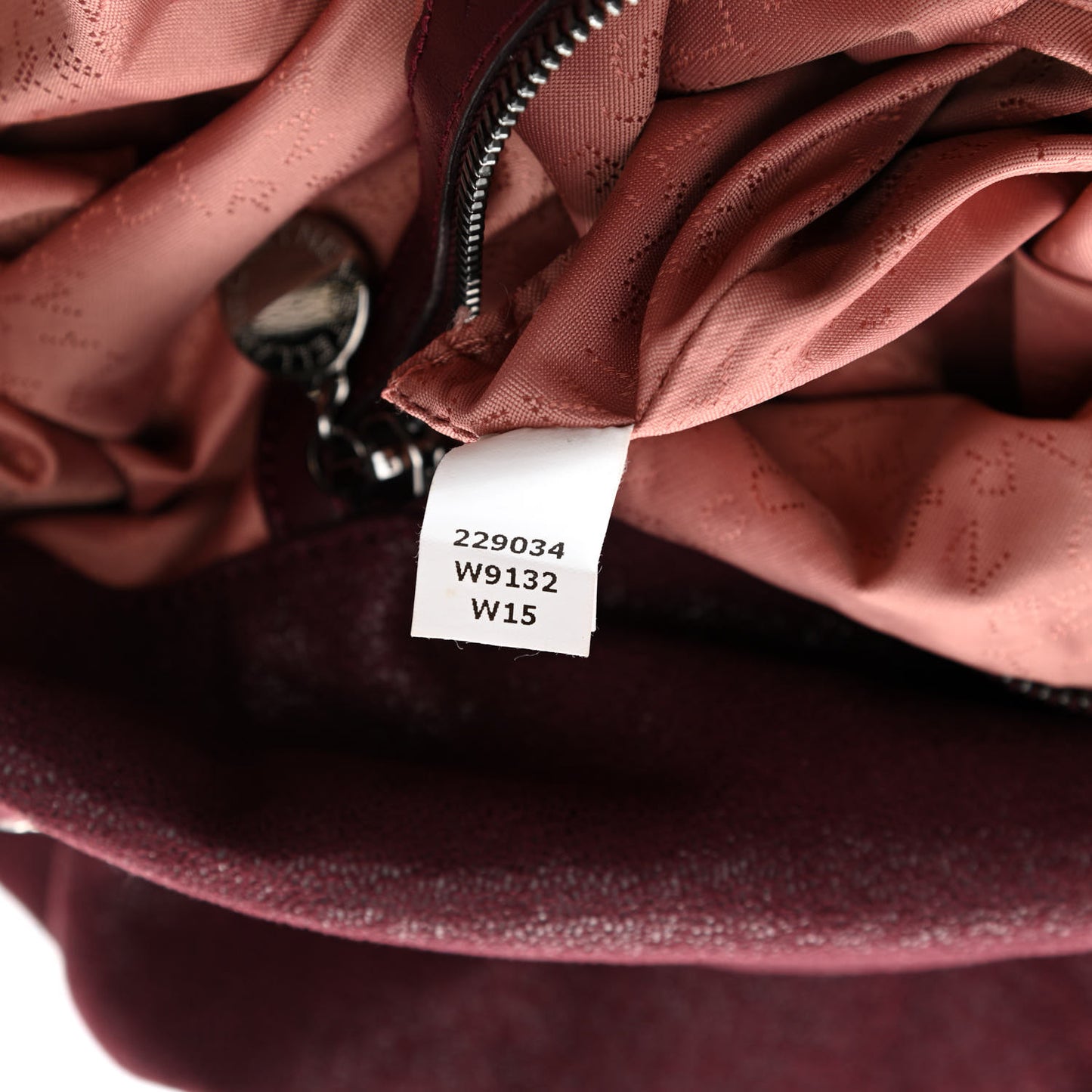 Shaggy Deer Falabella Fold Over Tote Plum