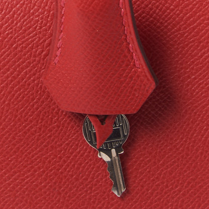 Hermes Epsom Birkin 30 Rouge Casaque 26 of 27