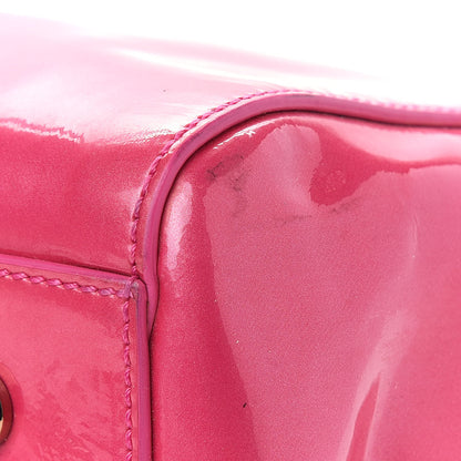 Versace Patent Calfskin Large Signature Tote Pink 16 of 16