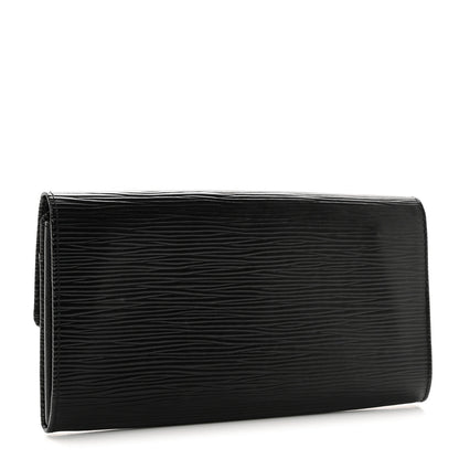Louis Vuitton Epi Sarah Wallet Black 3 of 8