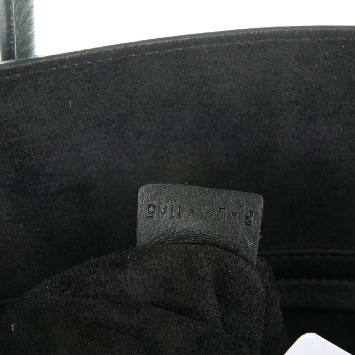 Supple Calfskin Medium Phantom Luggage Black