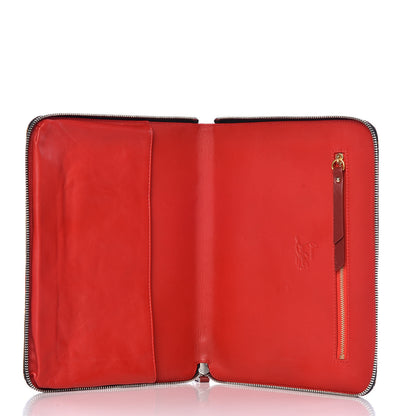 Christian Louboutin Tartan Spiked Cris iPad Case Anthracite 5 of 11