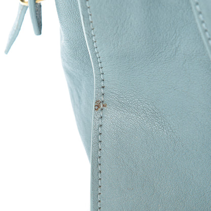 Saint Laurent Sheepskin Small Cabas ChYc Blue Glacier 18 of 22